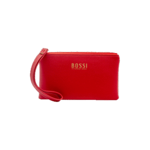Basic Zipper Wallet - Red