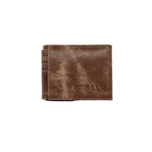 Distressed Leather Executive Bifold with removable cardholder