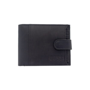 Oil Leather Removable Credit Card Holder with Tab