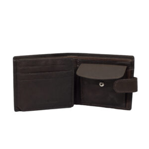 RFID Stitch Leather Billfold with Tab