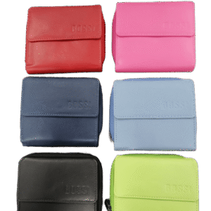 Mopane Small Purse with Zip Coin Section & Flat Closure