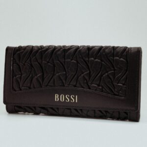 ALESSIA PU Rouged Purse - Black