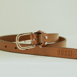 Iona Ladies Buff Leather Belt Tan
