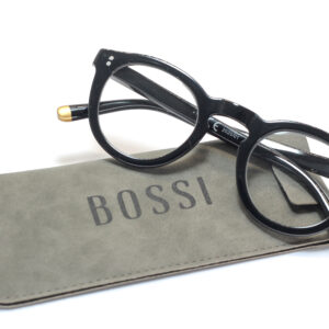 Ladies Black Rounded Frame Reading Glasses