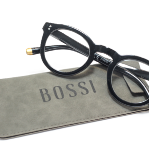 Ladies Black Rounded Frame Reading Glasses