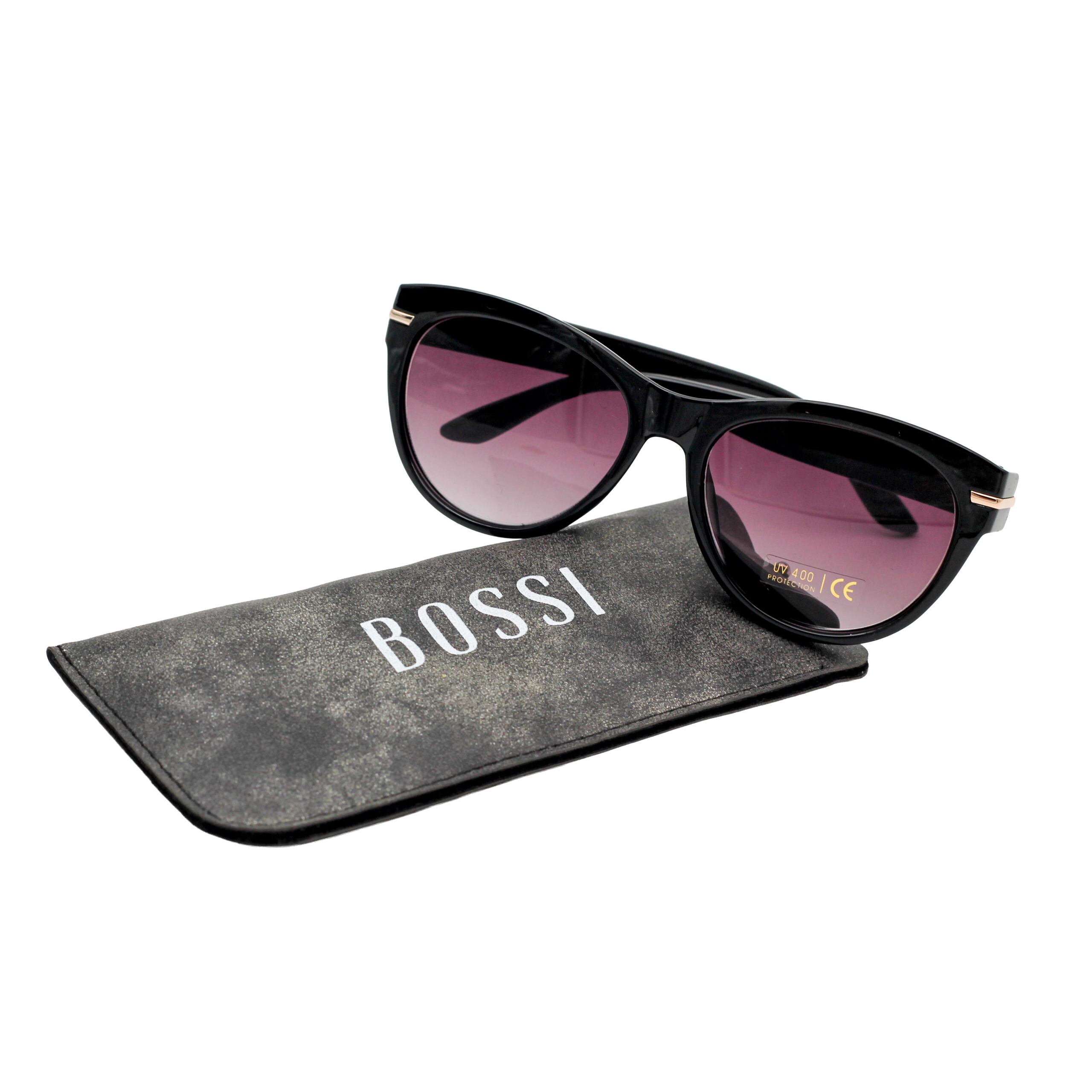 Ladies Black Frame Sunglass Reader