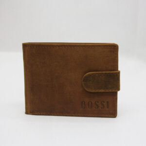 Men's Small Oil Hunter Leather Billfold with Tab