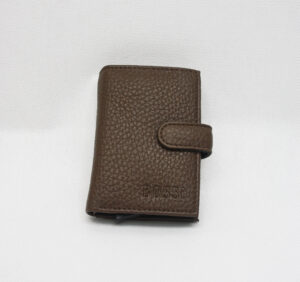 Ladies Vegan Leather Mechanism Wallet