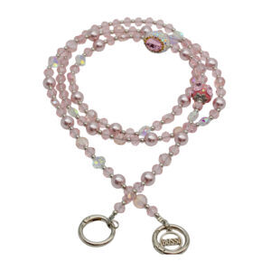 long lanyard - pink